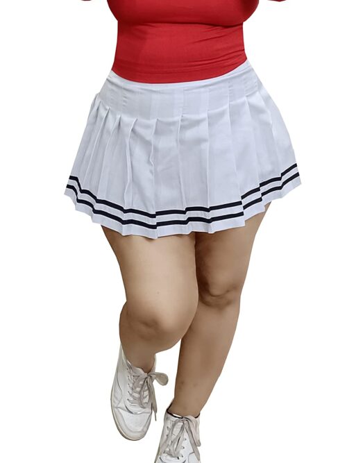 White Skater Skirt Mini Skirt for Girls