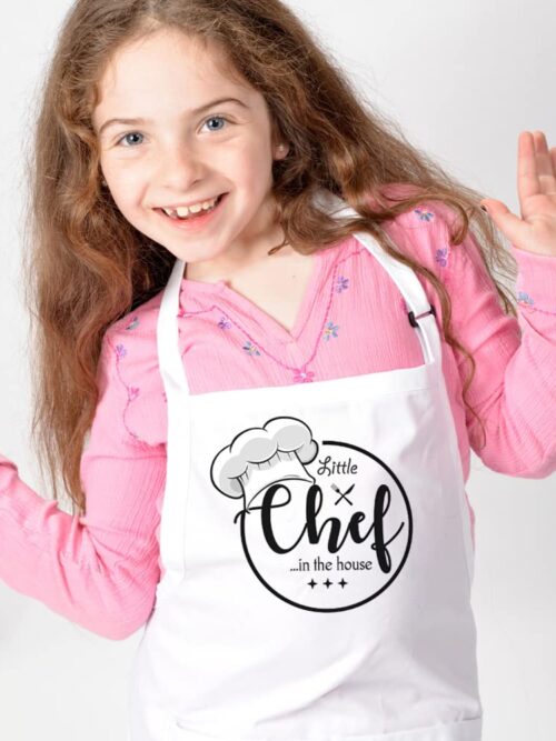 Little Chef White Apron Costume for Babies and Kids