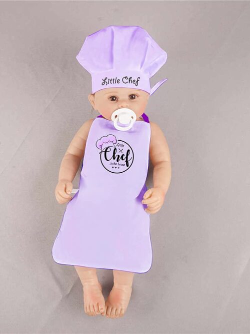 Little Chef Purple Apron Costume for Babies and Kids