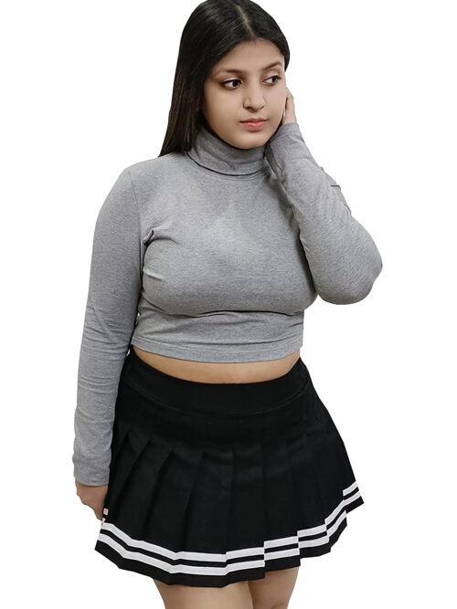 High Neck Cropped Top