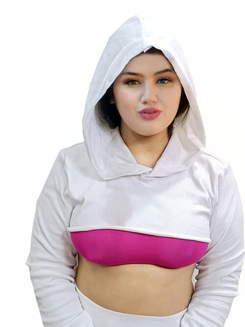 Cropped Hoodie for Girls Suitable for All Seasons
