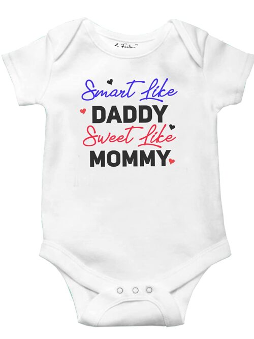 Smart Like Daddy Romper for Babies