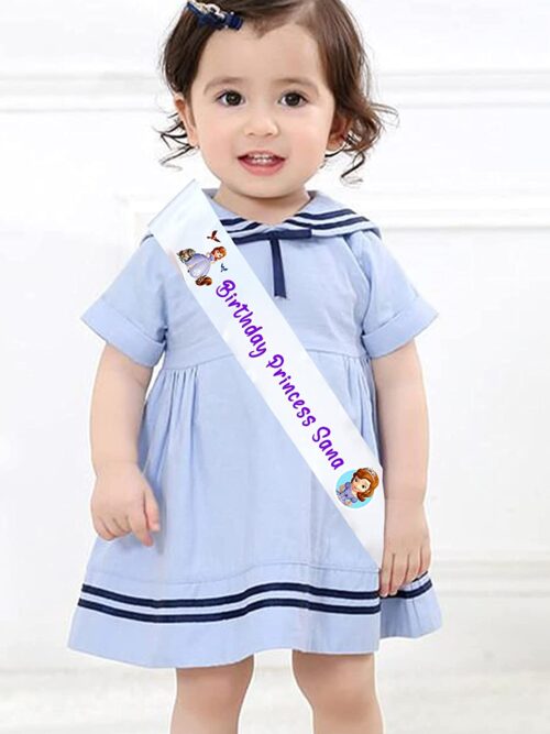 Customize Sophia Birthday Sash for Girls