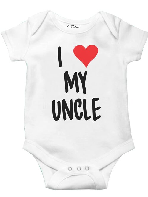 I Love my Uncle Romper for Babies