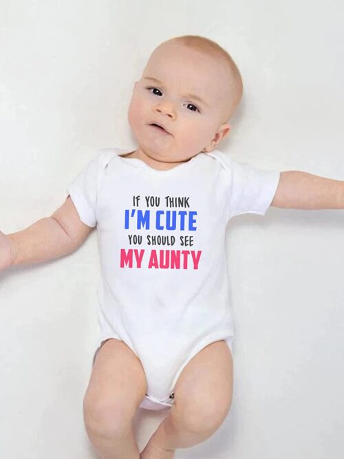 You Should See My Aunty Romper for Babies