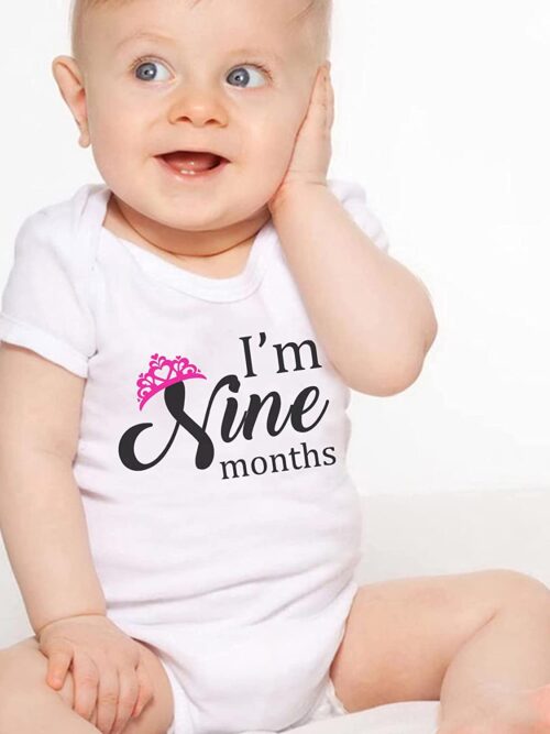 I’m Nine Months Romper for Babies