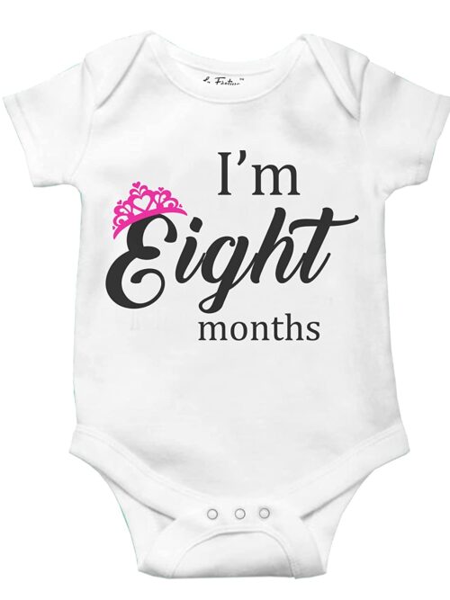 I’m Eight Months Romper for Babies