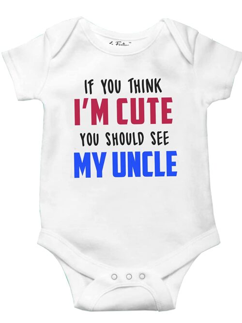 You Should See My Uncle Romper for Babies