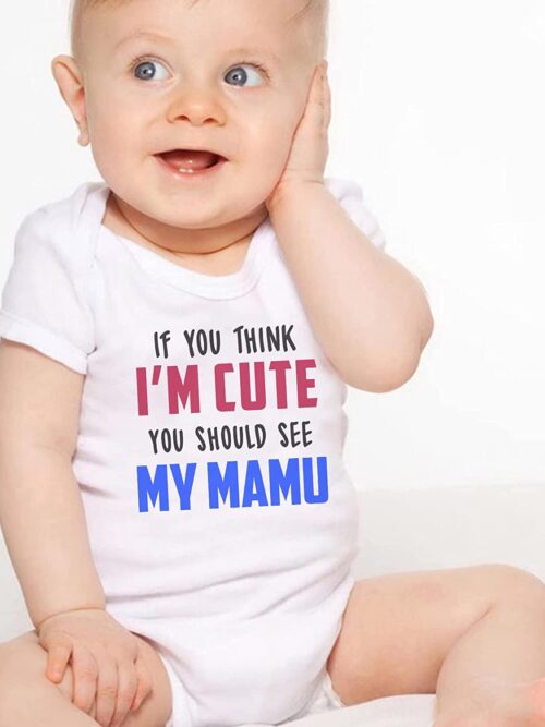 You Should See My Mamu Romper for Babies