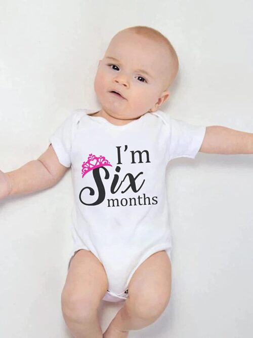 I’m Six Months Romper for Babies