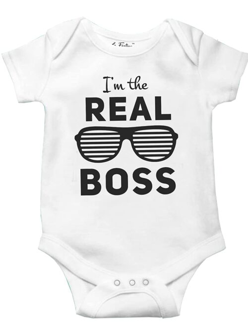 Real Boss Romper for Babies