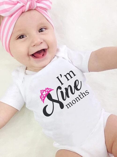 I’m Nine Months Romper for Babies