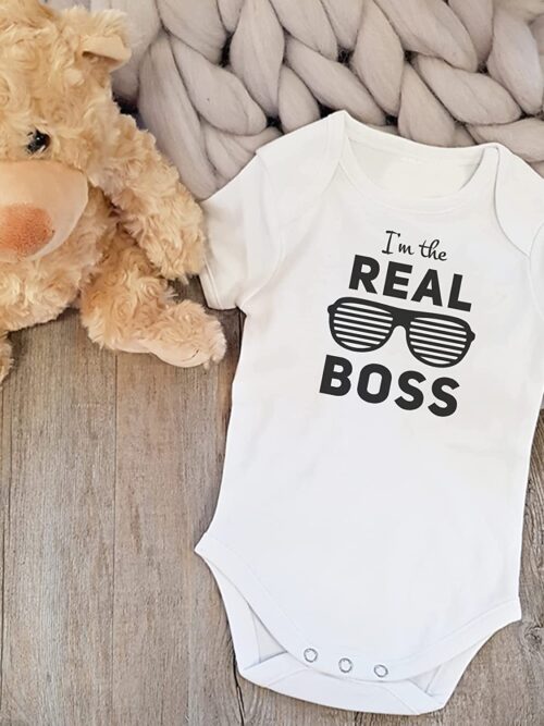 Real Boss Romper for Babies