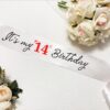 Cute and Beautiful 14th Birthday Sash - Image 2