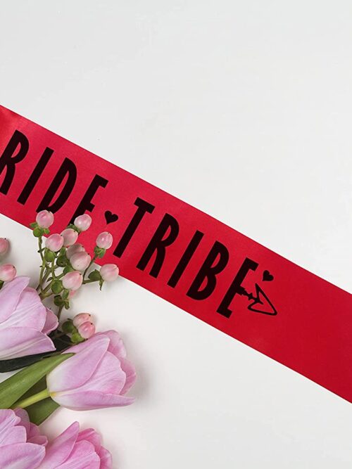 Team Bride and Bride to be Party Sashes ( Red & Pink )