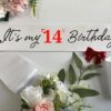 Cute and Beautiful 14th Birthday Sash - Image 3