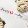 Cute and Beautiful 13th Birthday Sash