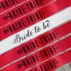 Team Bride and Bride to be Party Sashes