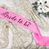 Team Bride and Bride to be Party Sashes ( Red & Pink ) - Image 3