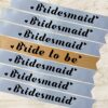 Team Bride and Bride to be Party Sashes ( Golden & Silver )