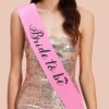 Team Bride and Bride to be Party Sashes ( Red & Pink ) - Image 4