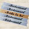 Team Bride and Bride to be Party Sashes ( Golden & Silver ) - Image 2
