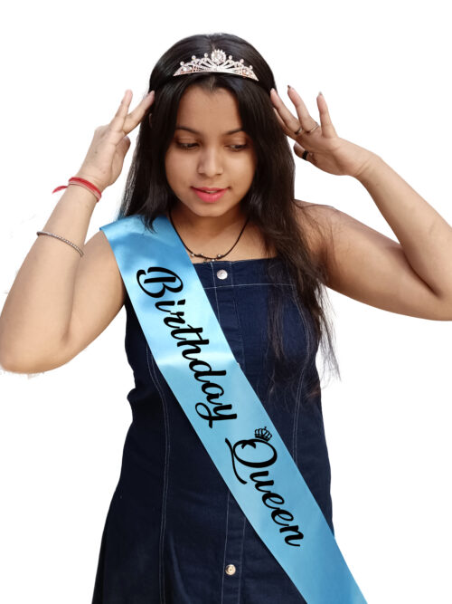 Birthday Queen Sash with Crown