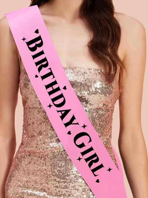 Premium Quality Birthday Girls Sash