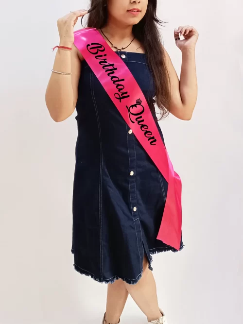 Birthday Queen Sash with Crown