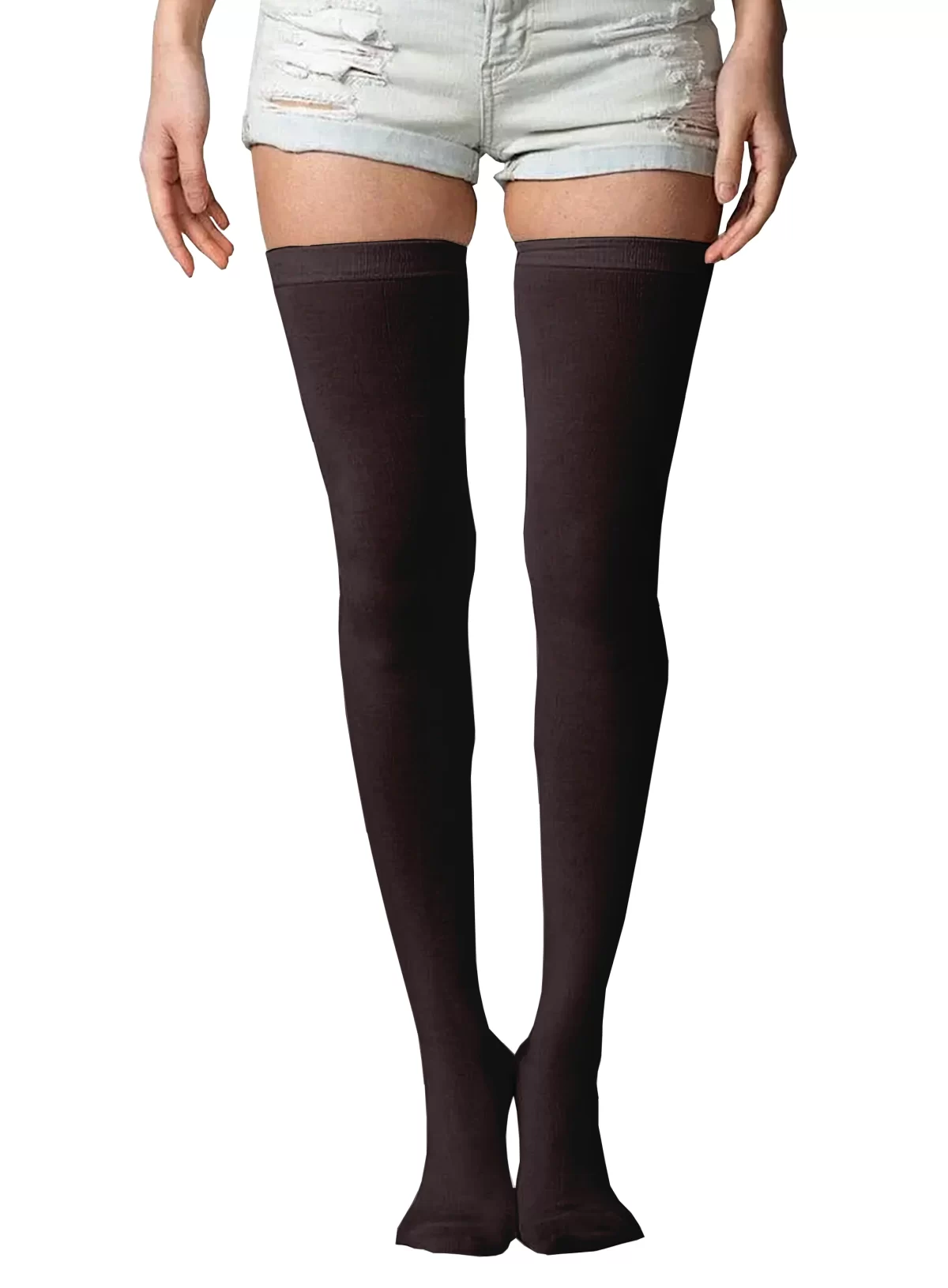 Brown Black Girls and Women's Thigh High Socks ( Free Size )4