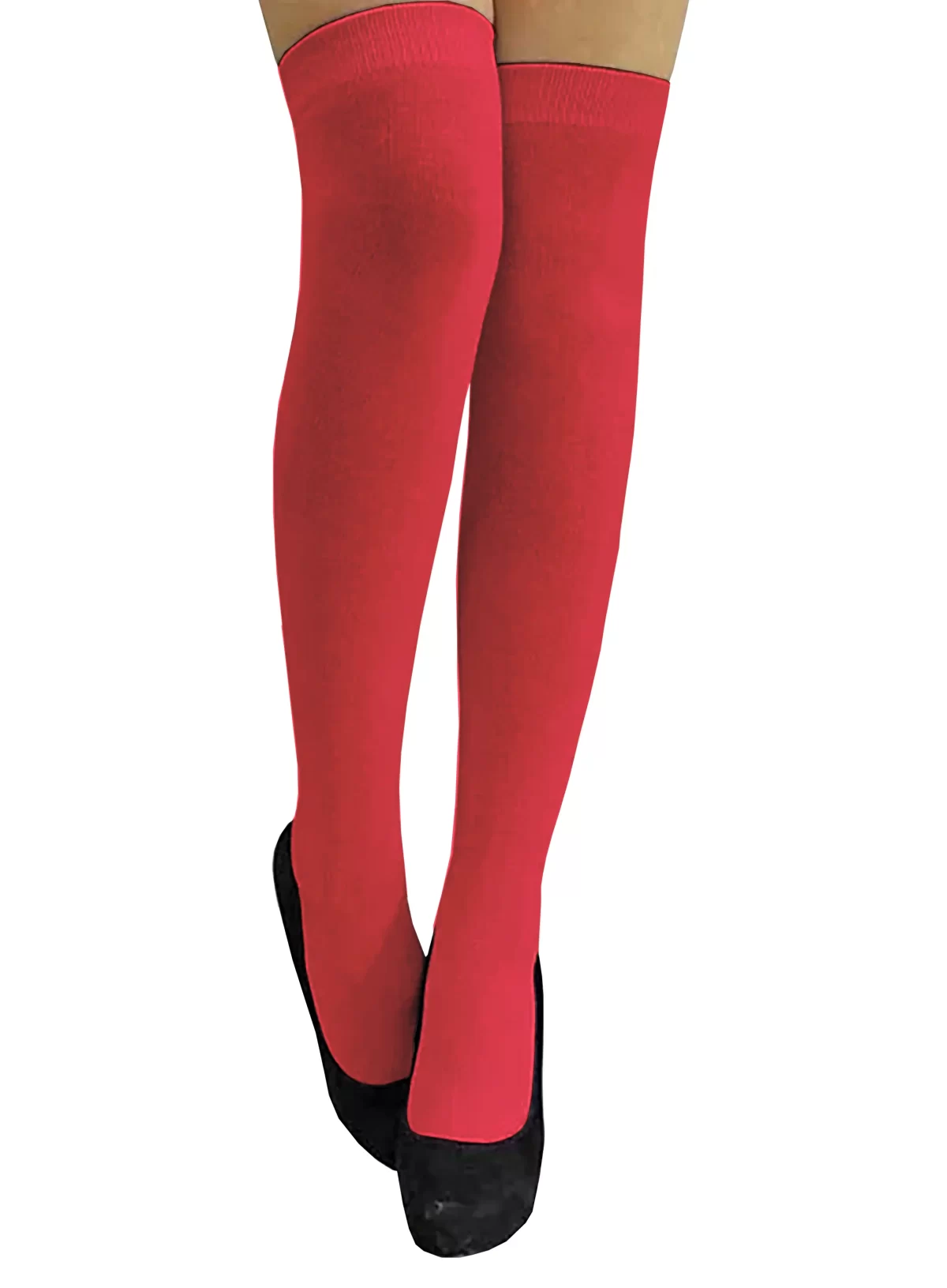 Red Girls and Women's Thigh High Stocking/Socks ( Free Size )2