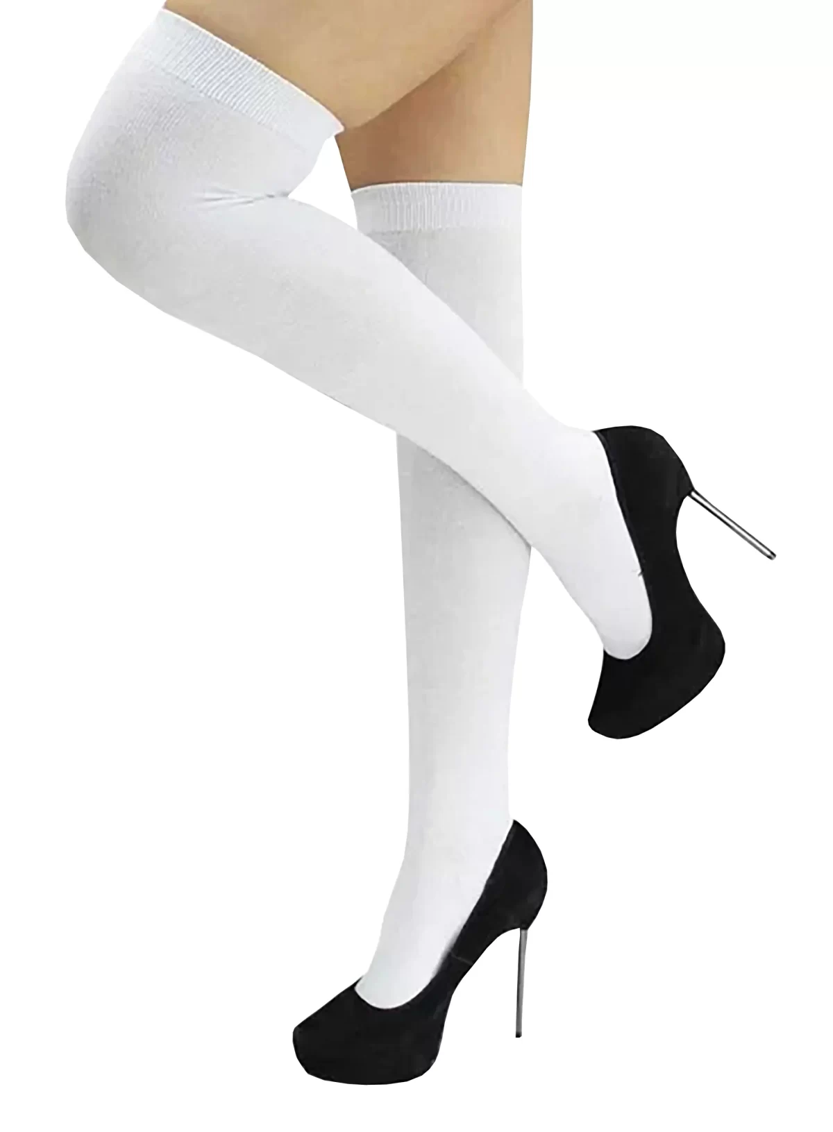 White Girls and Women's Thigh High Stocking/Socks ( Free Size )2
